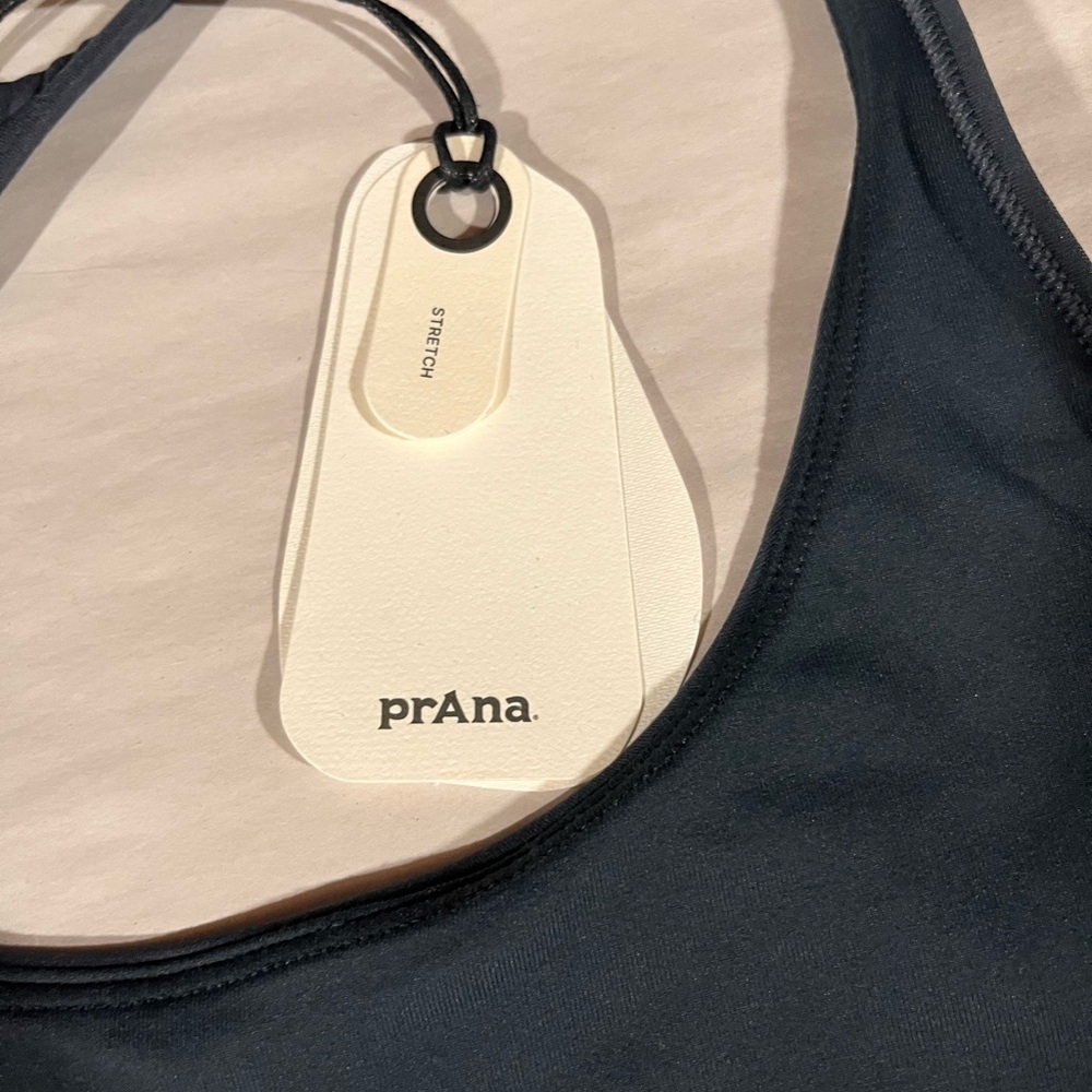 Prana NEW Luxara Racerback Bra in Stormy Night XL - Picture 7 of 9